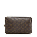 Louis Vuitton  Monogram Canvas Trousse Toiletry Pouch 28 (SHF-20357)