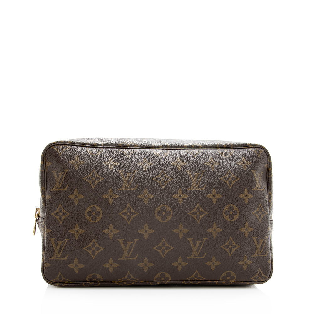 Louis Vuitton  Monogram Canvas Trousse Toiletry Pouch 28 (SHF-20357)