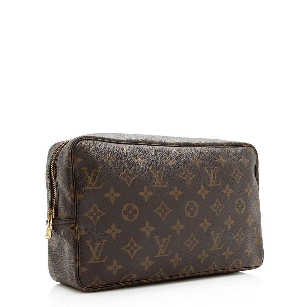 Louis Vuitton  Monogram Canvas Trousse Toiletry Pouch 28 (SHF-20357)