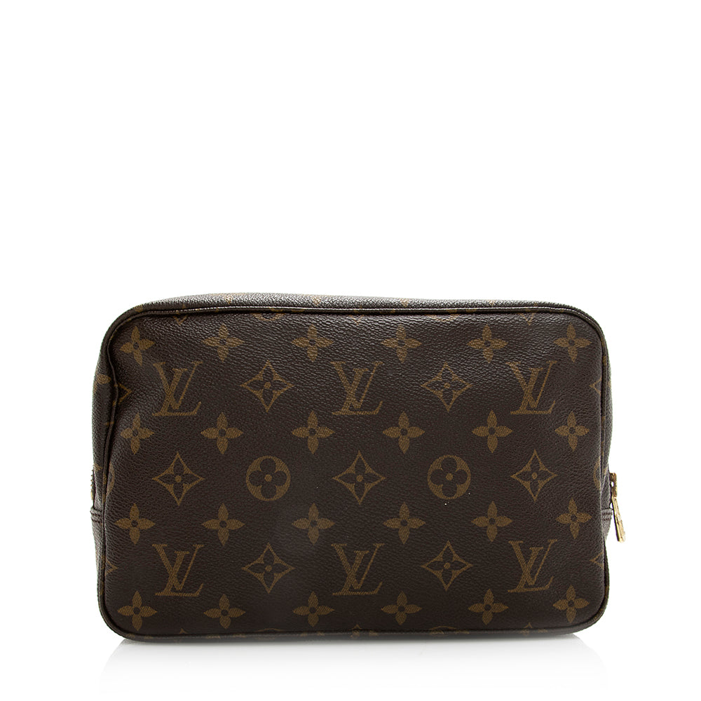 Louis Vuitton  Monogram Canvas Trousse Toiletry Pouch 23 (SHF-20359)