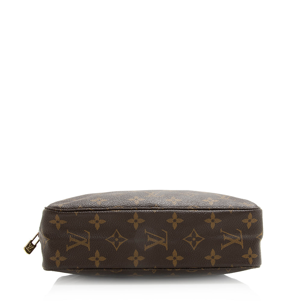 Louis Vuitton  Monogram Canvas Trousse Toiletry Pouch 23 (SHF-20359)