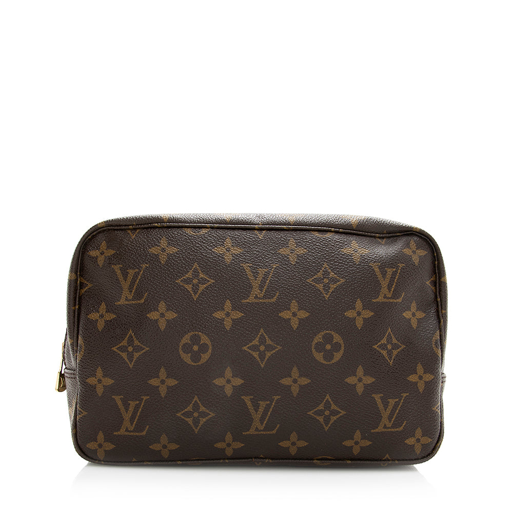 Louis Vuitton  Monogram Canvas Trousse Toiletry Pouch 23 (SHF-20359)
