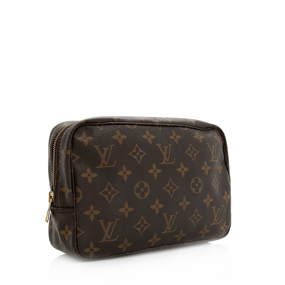 Louis Vuitton  Monogram Canvas Trousse Toiletry Pouch 23 (SHF-20359)