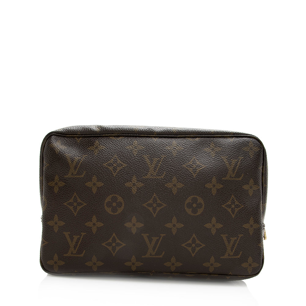 Louis Vuitton  Monogram Canvas Trousse Toiletry Pouch 23 (SHF-20360)