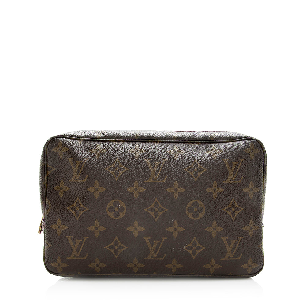 Louis Vuitton  Monogram Canvas Trousse Toiletry Pouch 23 (SHF-20360)