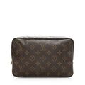 Louis Vuitton  Monogram Canvas Trousse Toiletry Pouch 23 (SHF-20360)