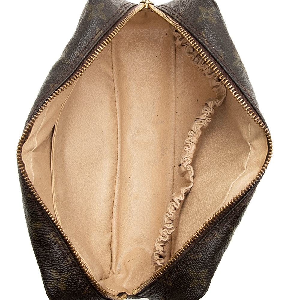 Louis Vuitton  Monogram Canvas Trousse Toiletry Pouch 23 (SHF-20360)