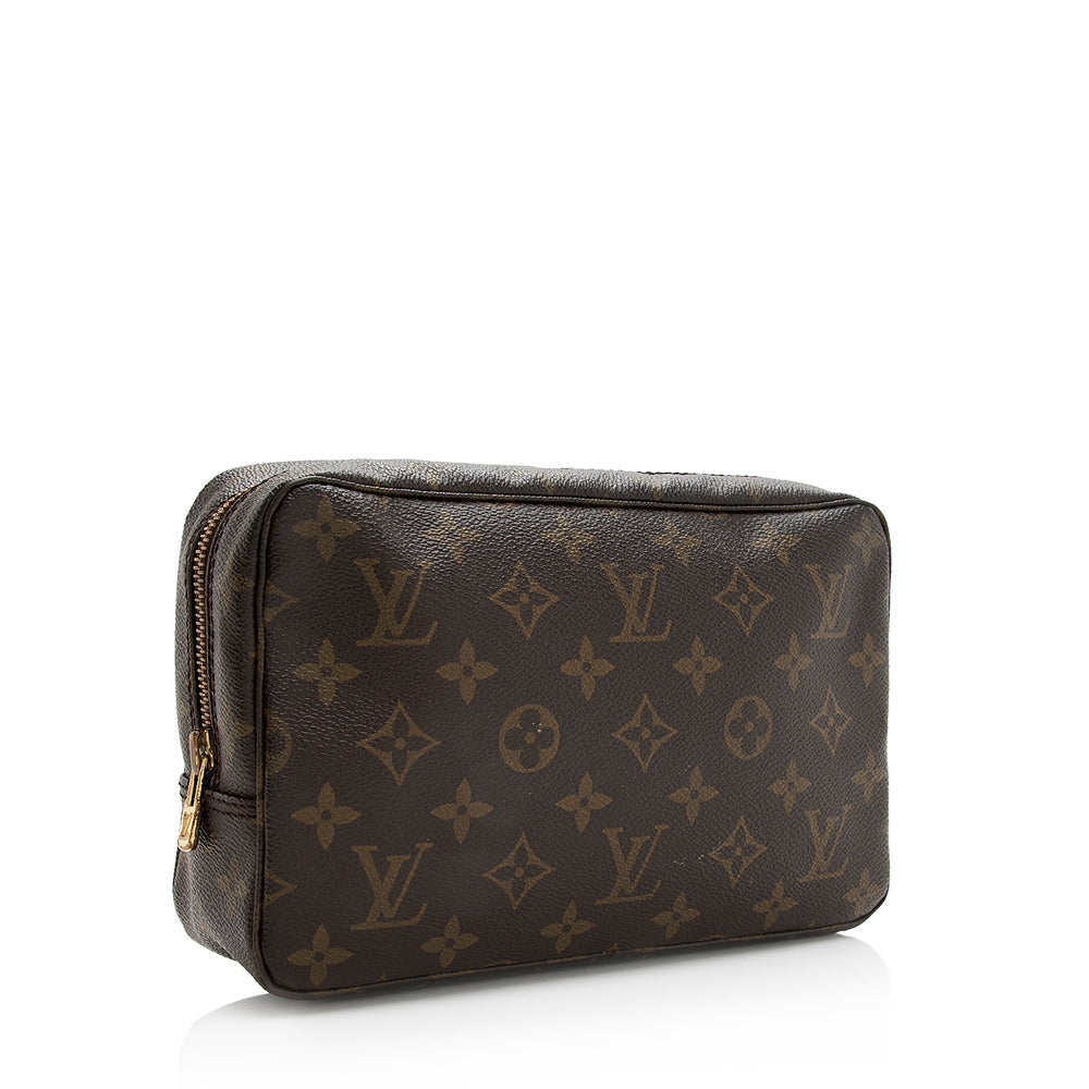 Louis Vuitton  Monogram Canvas Trousse Toiletry Pouch 23 (SHF-20360)