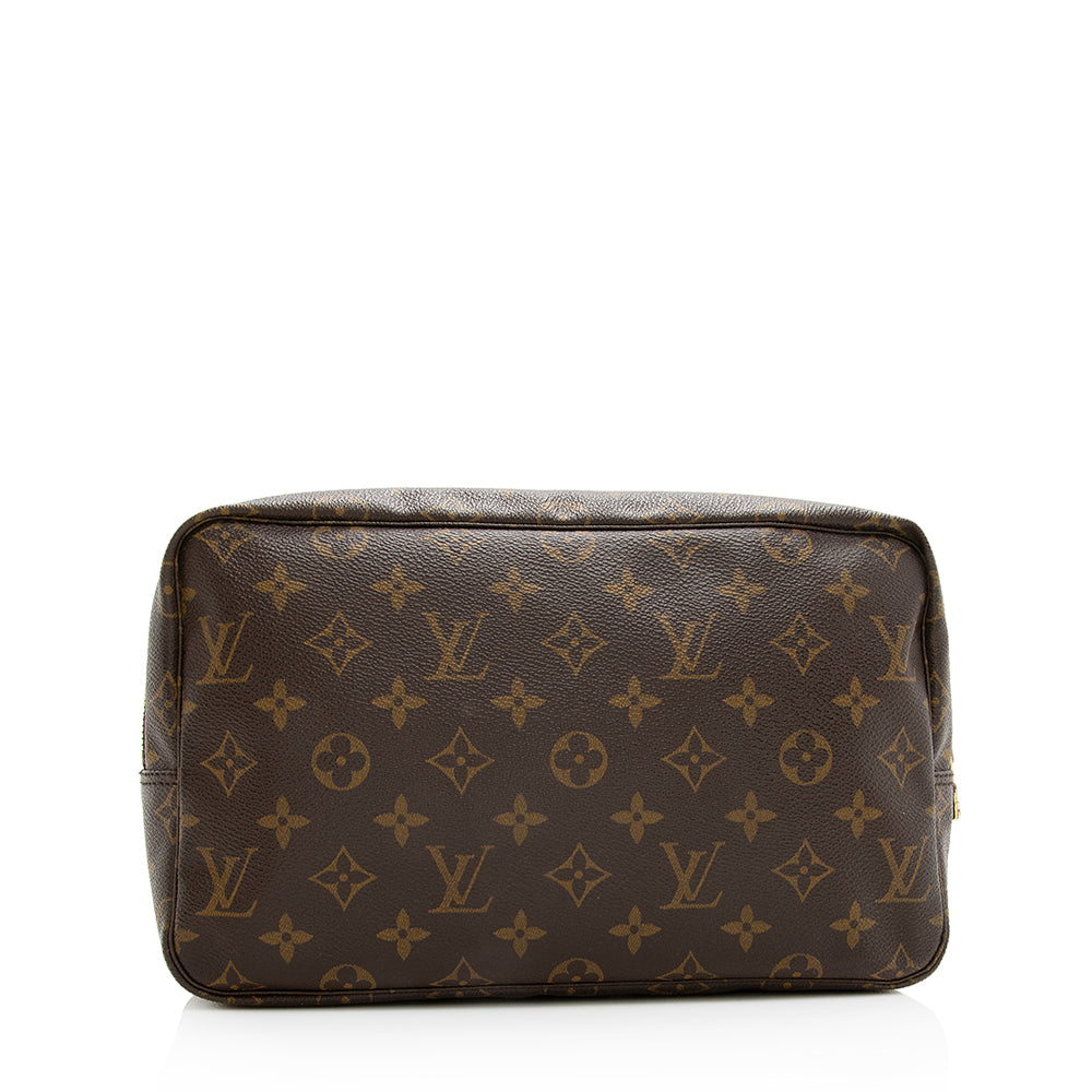 Louis Vuitton  Monogram Canvas Trousse Toiletry Pouch 28 (SHF-20361)