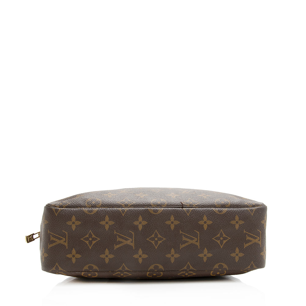 Louis Vuitton  Monogram Canvas Trousse Toiletry Pouch 28 (SHF-20361)