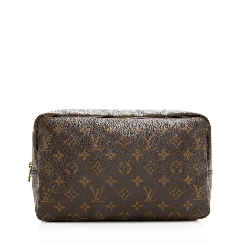 Louis Vuitton  Monogram Canvas Trousse Toiletry Pouch 28 (SHF-20361)