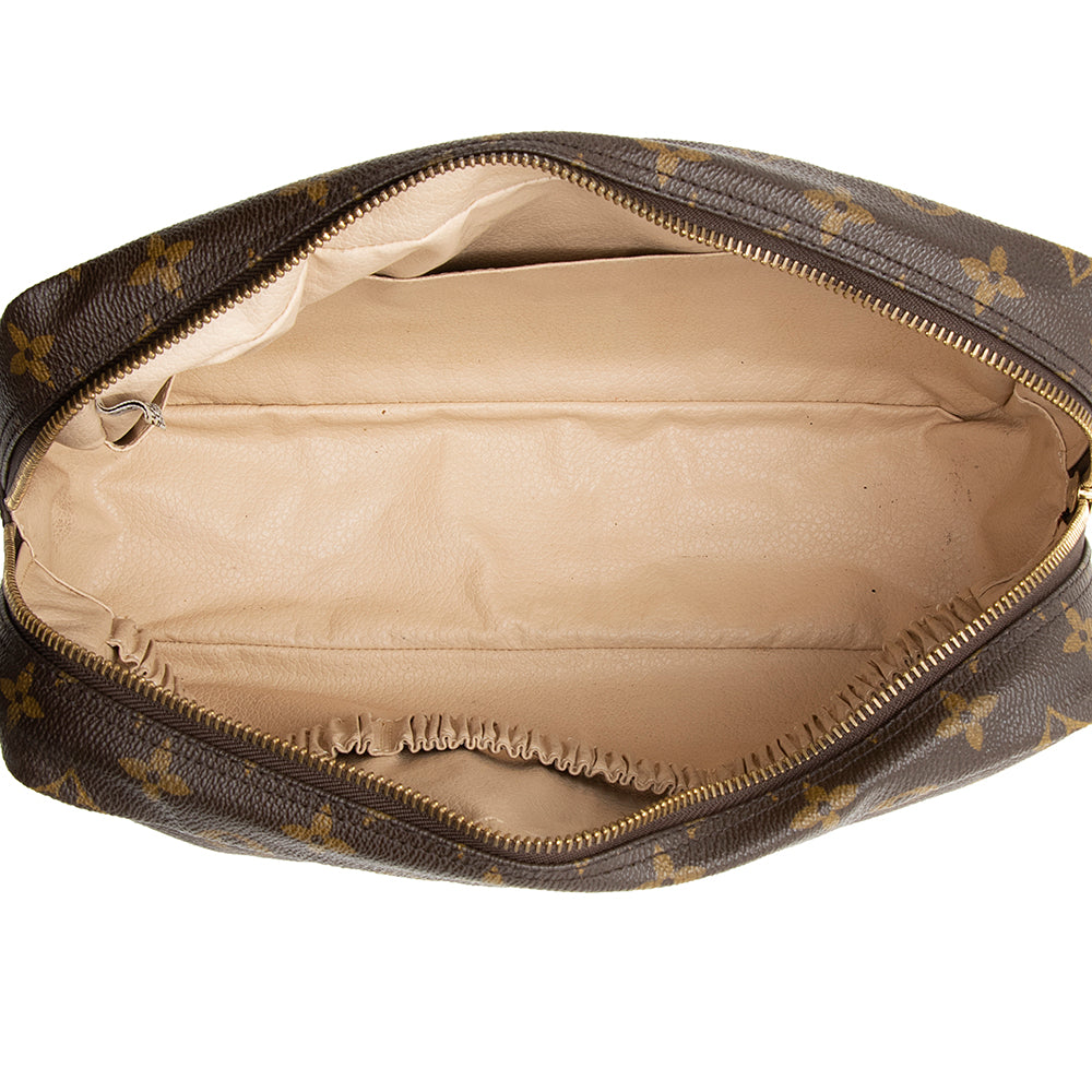Louis Vuitton  Monogram Canvas Trousse Toiletry Pouch 28 (SHF-20361)