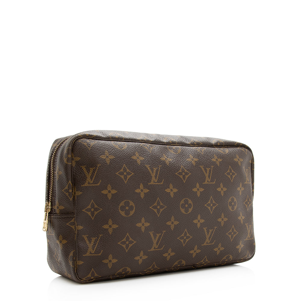 Louis Vuitton  Monogram Canvas Trousse Toiletry Pouch 28 (SHF-20361)