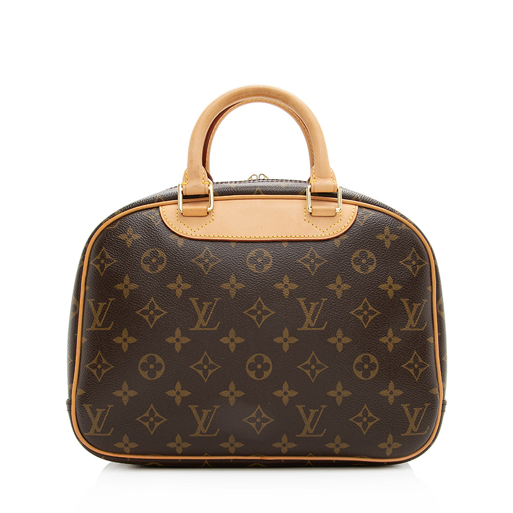 Louis Vuitton Monogram Canvas Trouville Satchel (SHF-20022)