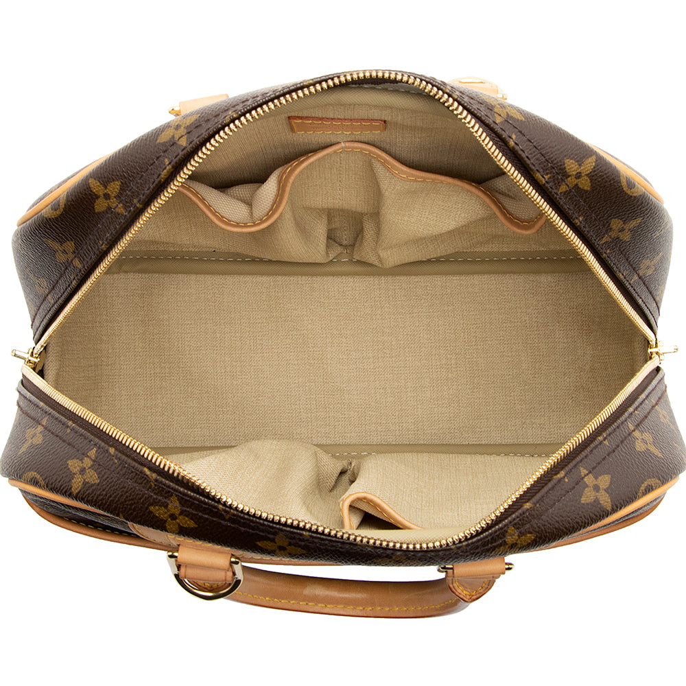Louis Vuitton Monogram Canvas Trouville Satchel (SHF-20022)