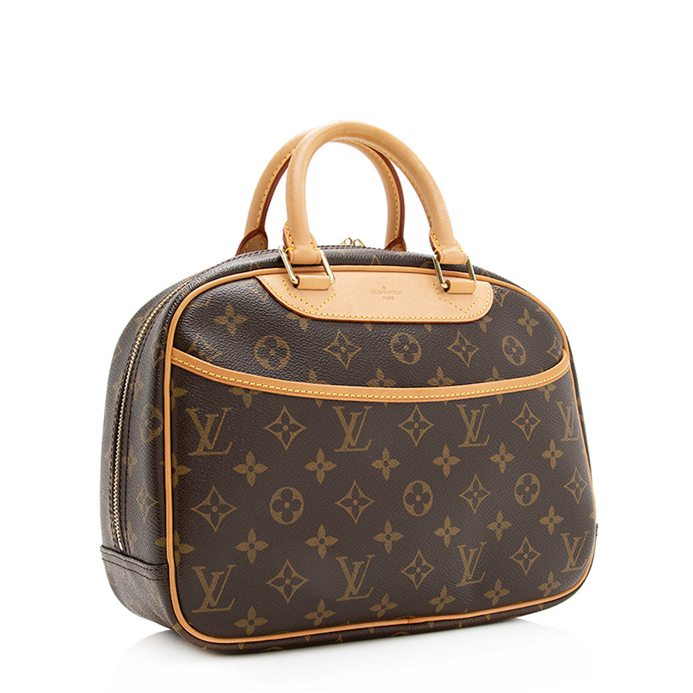 Louis Vuitton Monogram Canvas Trouville Satchel (SHF-20022)