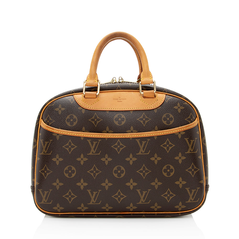 Louis Vuitton Monogram Canvas Trouville Satchel (SHF-21506)