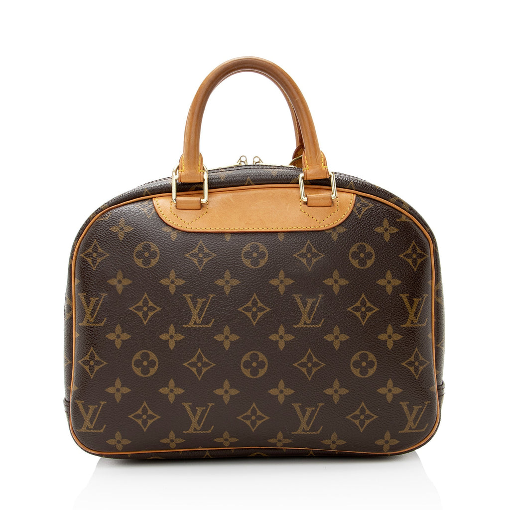 Louis Vuitton Monogram Canvas Trouville Satchel (SHF-22946)