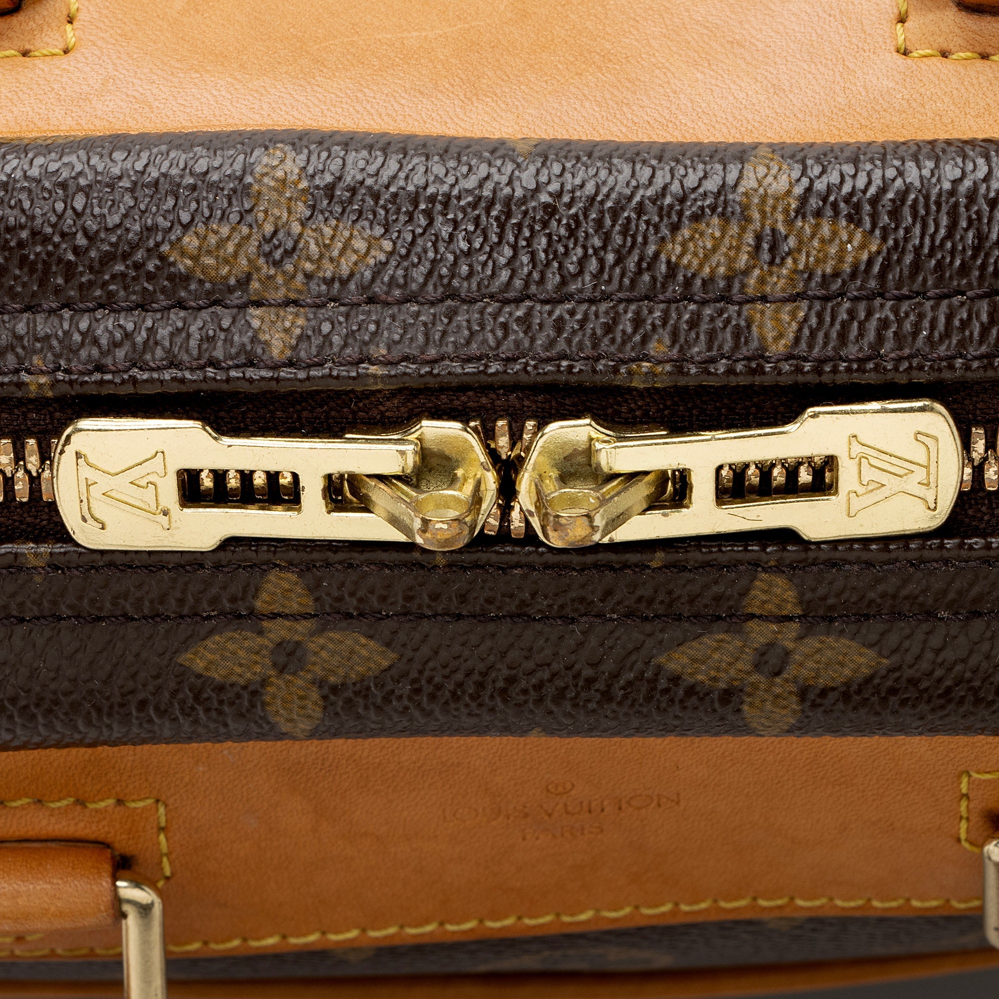 Louis Vuitton Monogram Canvas Trouville Satchel (SHF-22946)