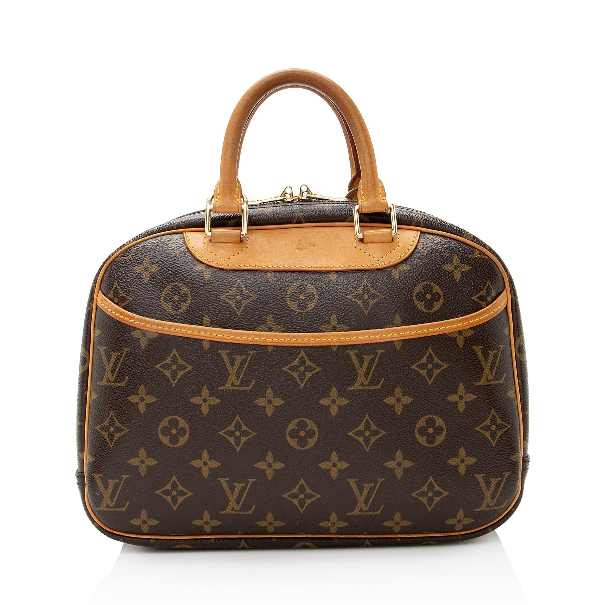 Louis Vuitton Monogram Canvas Trouville Satchel (SHF-22946)