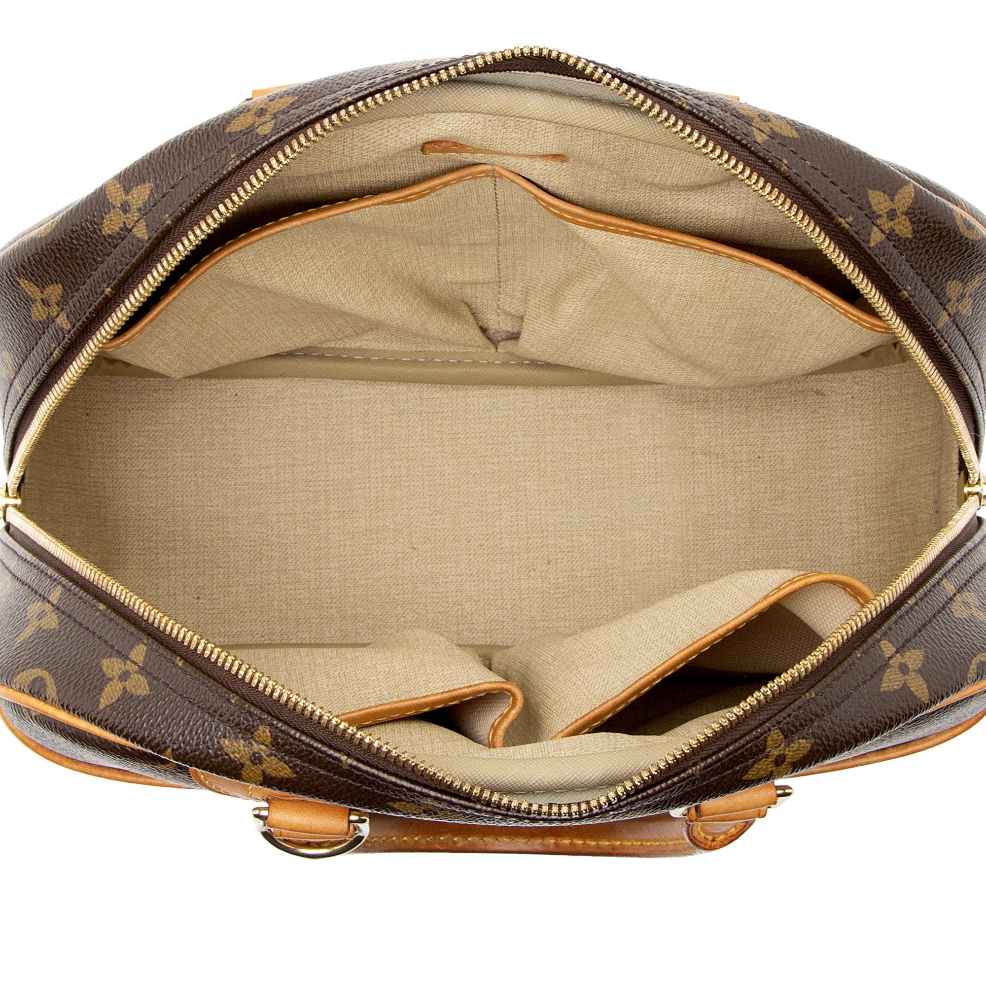 Louis Vuitton Monogram Canvas Trouville Satchel (SHF-22946)
