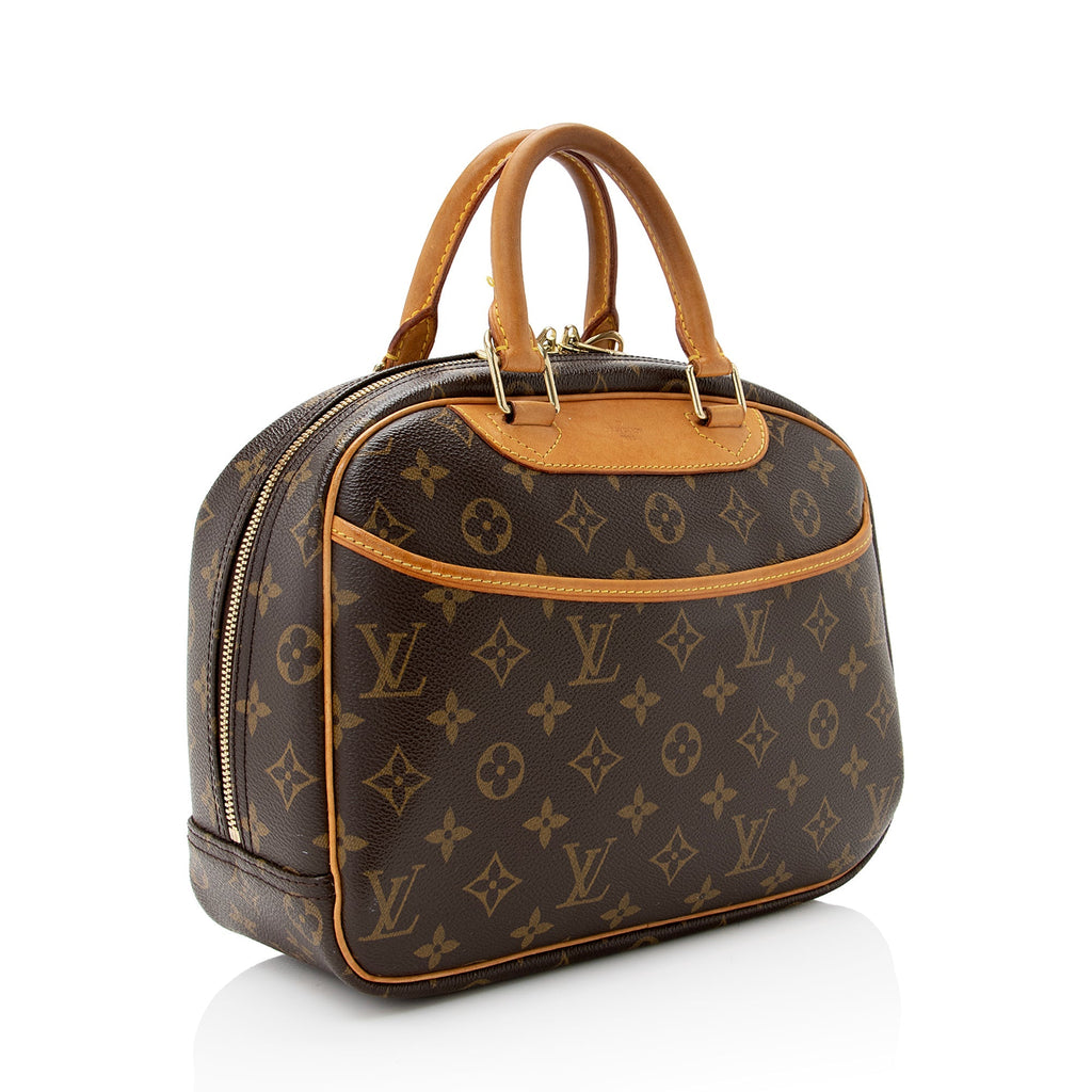 Louis Vuitton Monogram Canvas Trouville Satchel (SHF-22946)