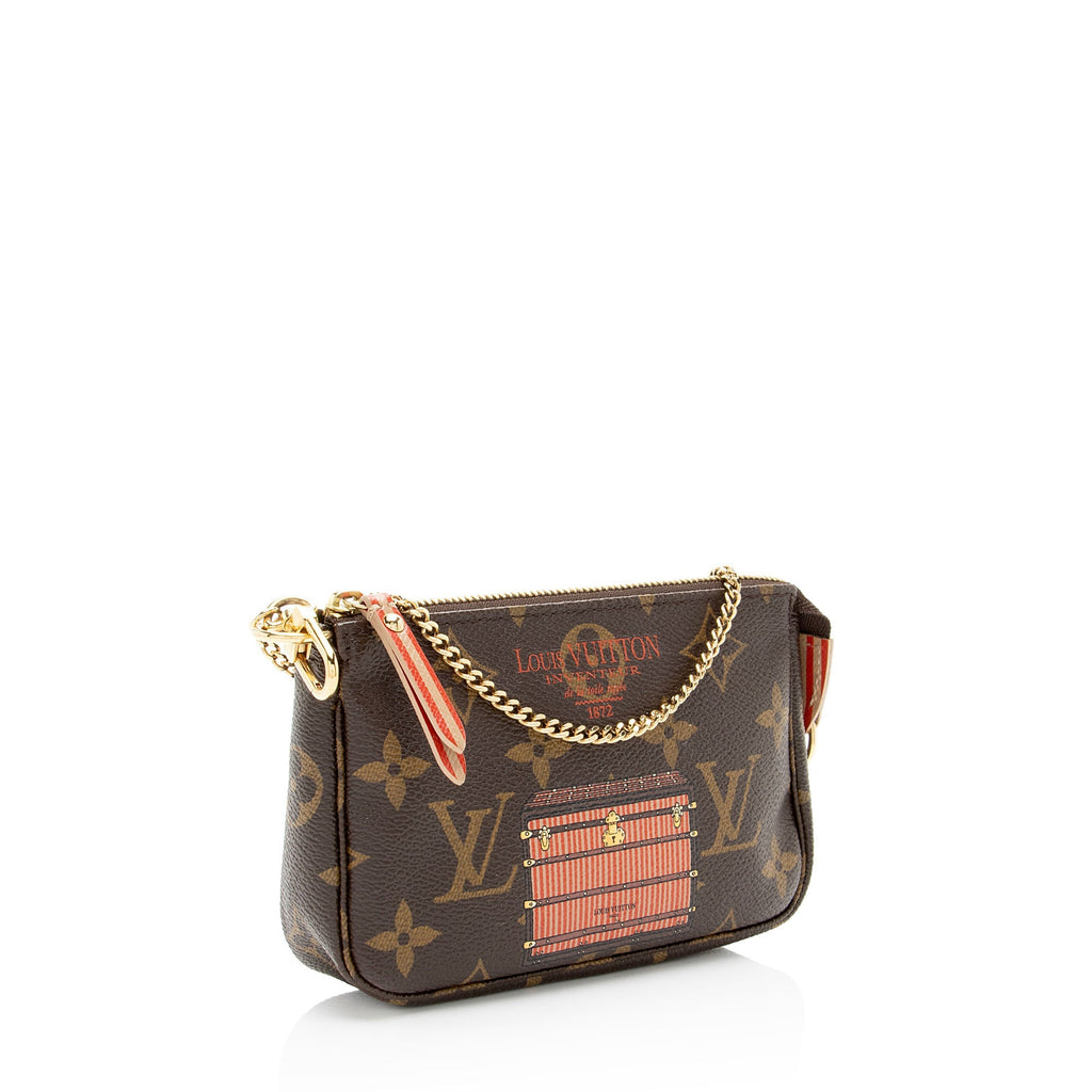Louis Vuitton Monogram Canvas Trunks & Locks Mini Pochette Accessoires