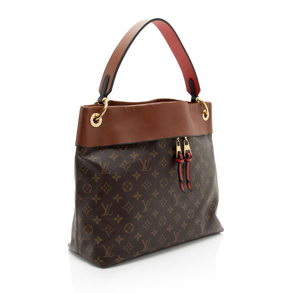 Louis Vuitton Monogram Canvas Tuileries Hobo (SHF-Xu74nD)