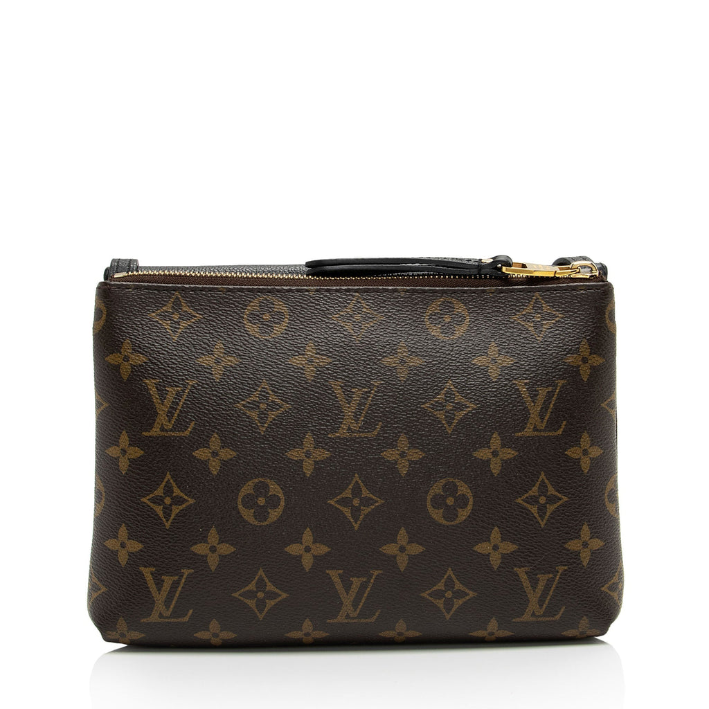 Louis Vuitton Monogram Canvas Twinset Shoulder Bag (SHF-6mMbf4)