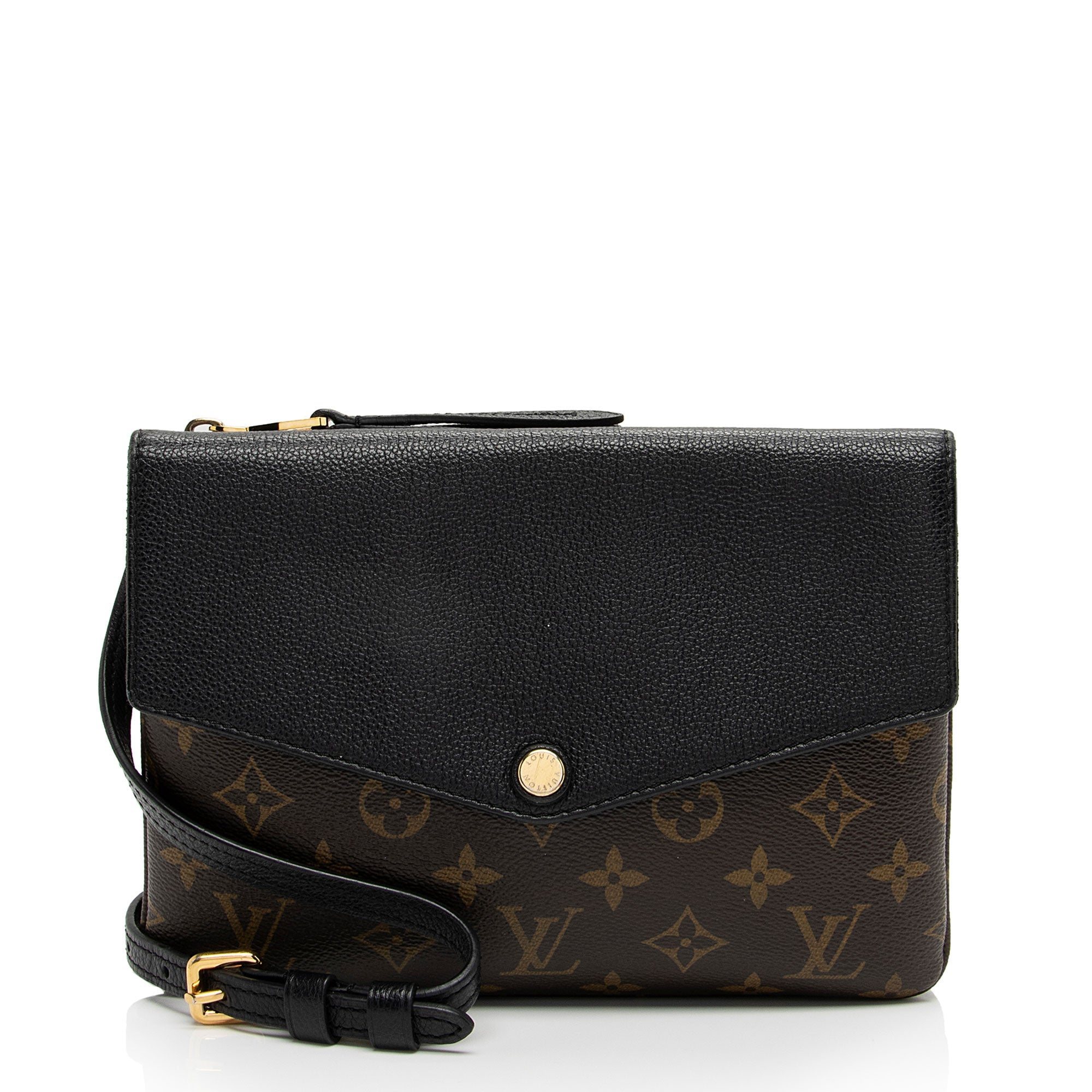 Louis Vuitton Monogram Canvas Twinset Shoulder Bag (SHF-6mMbf4)