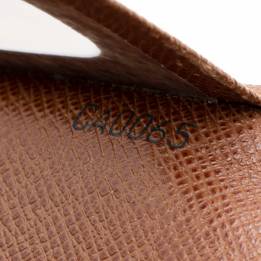 Louis Vuitton Monogram Canvas Two Card Holder Wallet (SHF-20091)