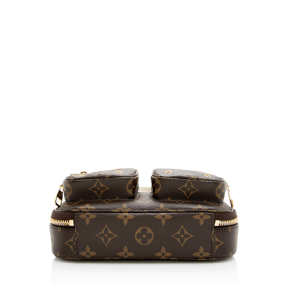 Louis Vuitton Monogram Canvas Utility Bag (SHF-20456)
