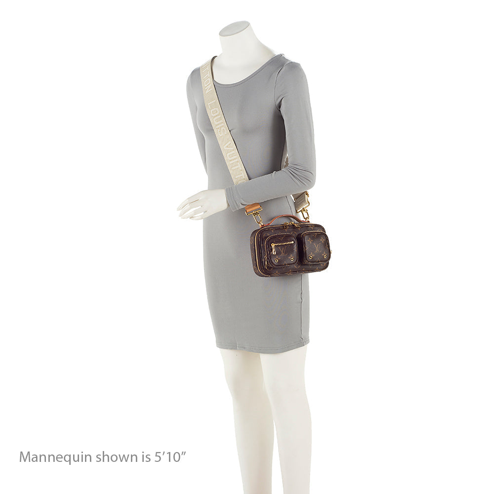Louis Vuitton Monogram Canvas Utility Bag (SHF-20456)