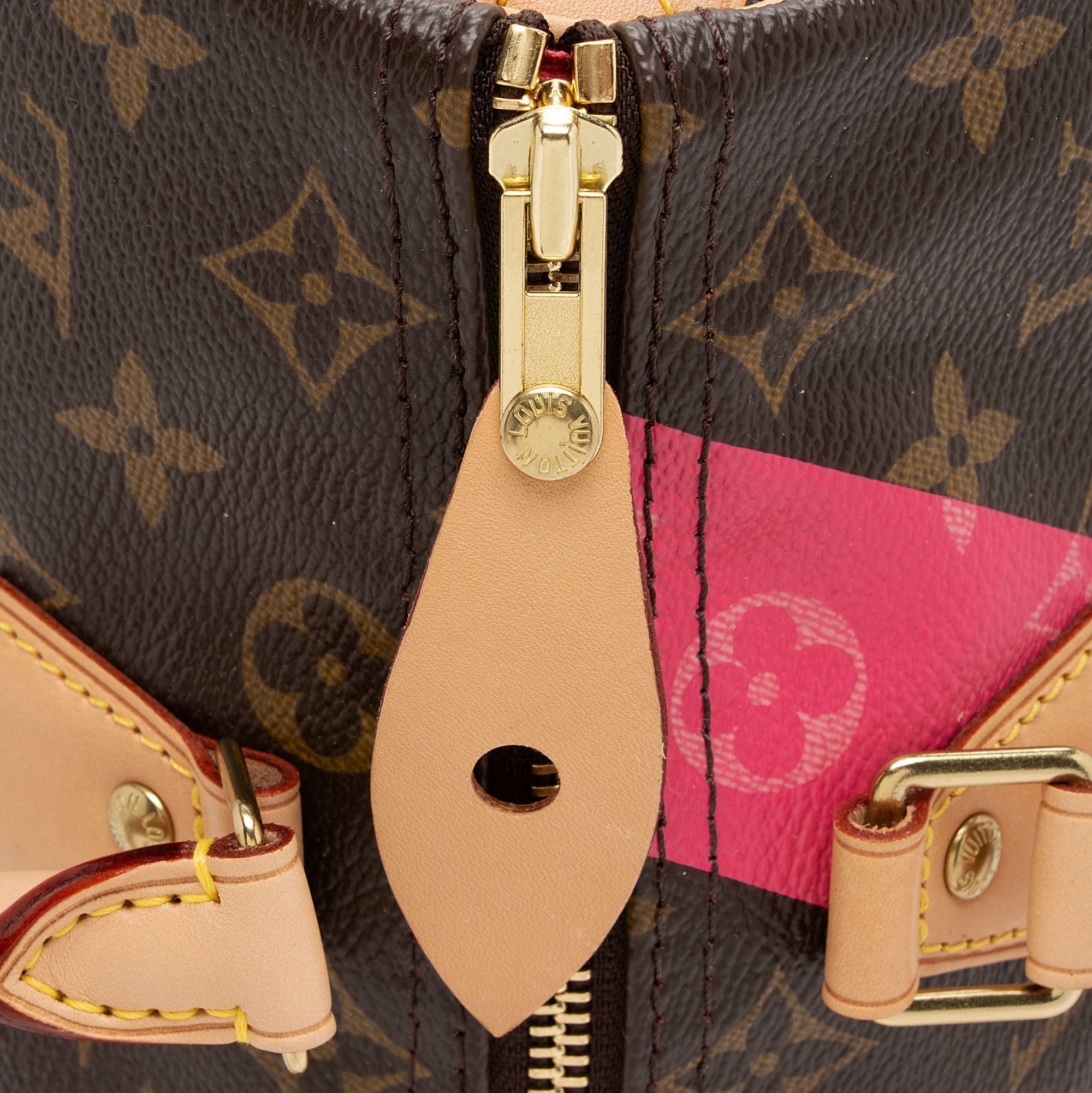 Louis Vuitton Monogram Canvas V Speedy 30 Satchel (SHF-QklCYN)