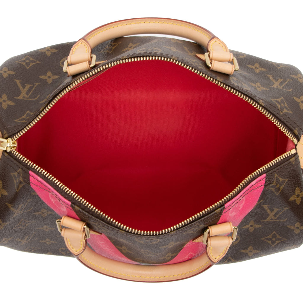 Louis Vuitton Monogram Canvas V Speedy 30 Satchel (SHF-QklCYN)