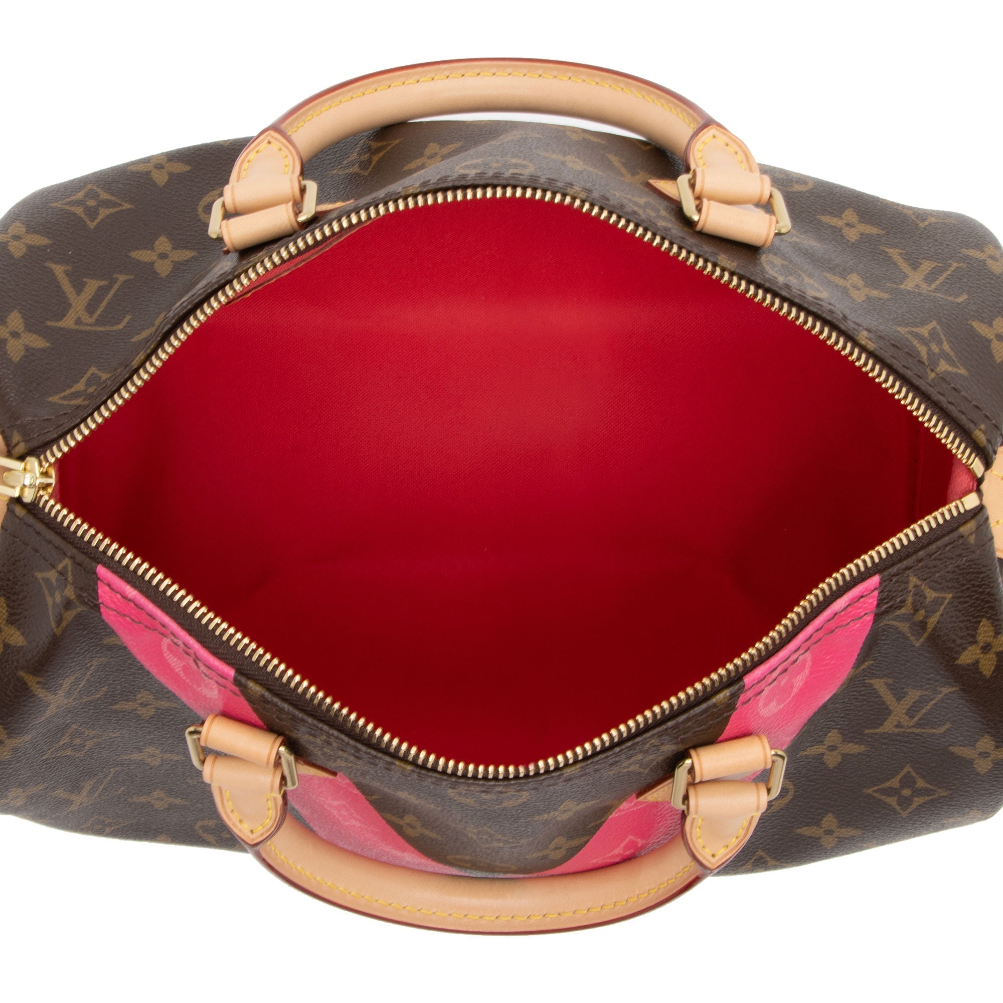 Louis Vuitton Monogram Canvas V Speedy 30 Satchel (SHF-QklCYN)