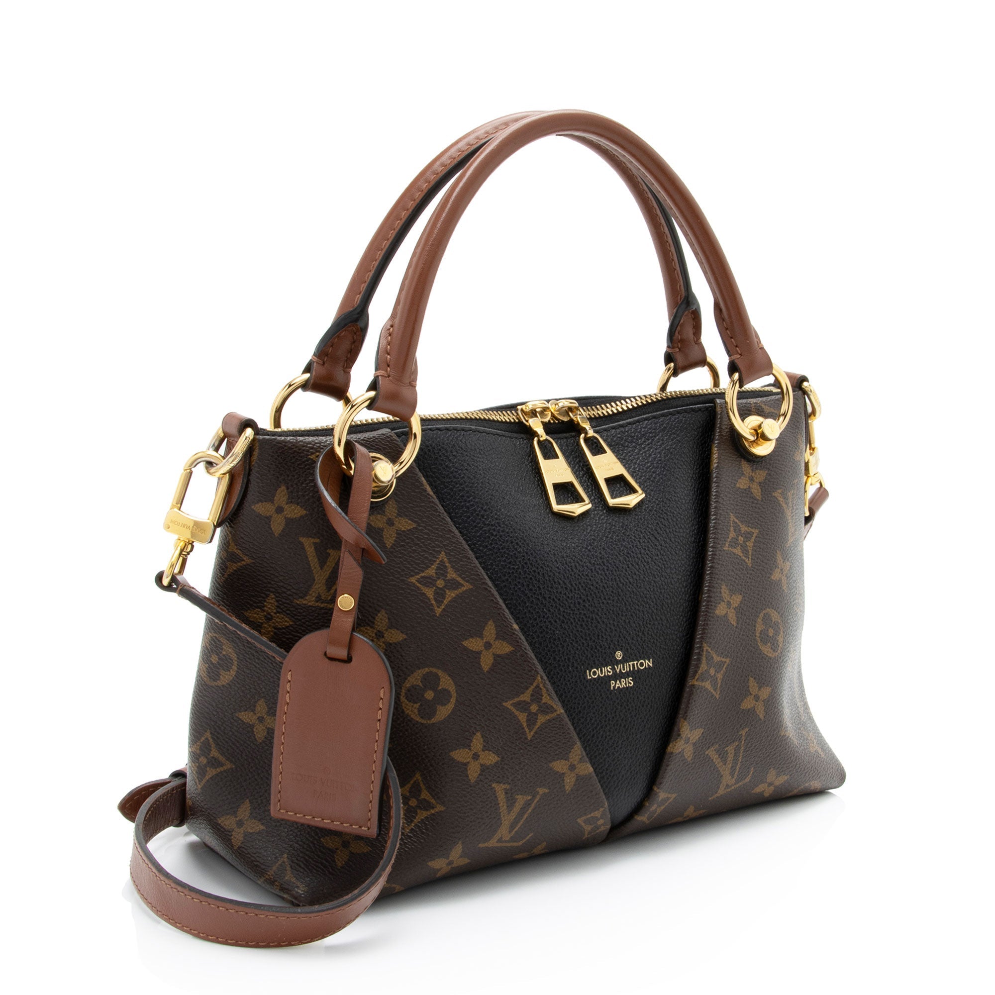 Louis Vuitton Monogram Canvas V Tote BB (SHF-Qq3jnD)