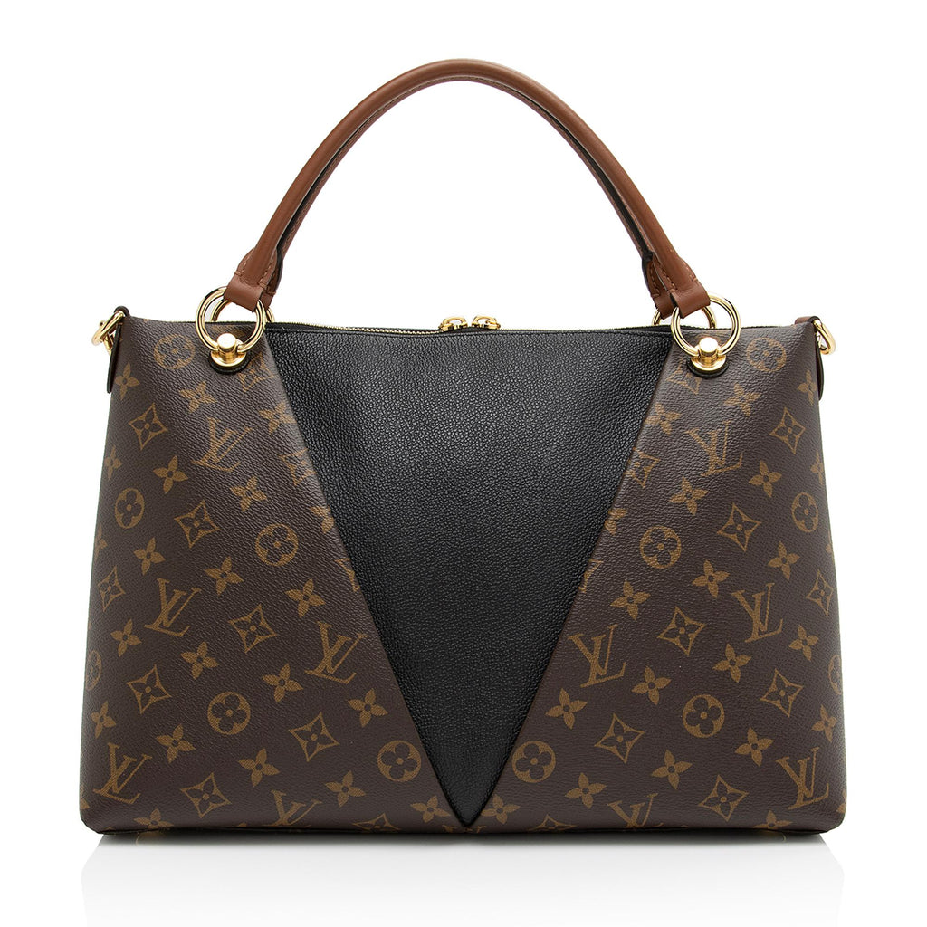 Louis Vuitton Monogram Canvas V Tote MM (SHF-xfJRm0)