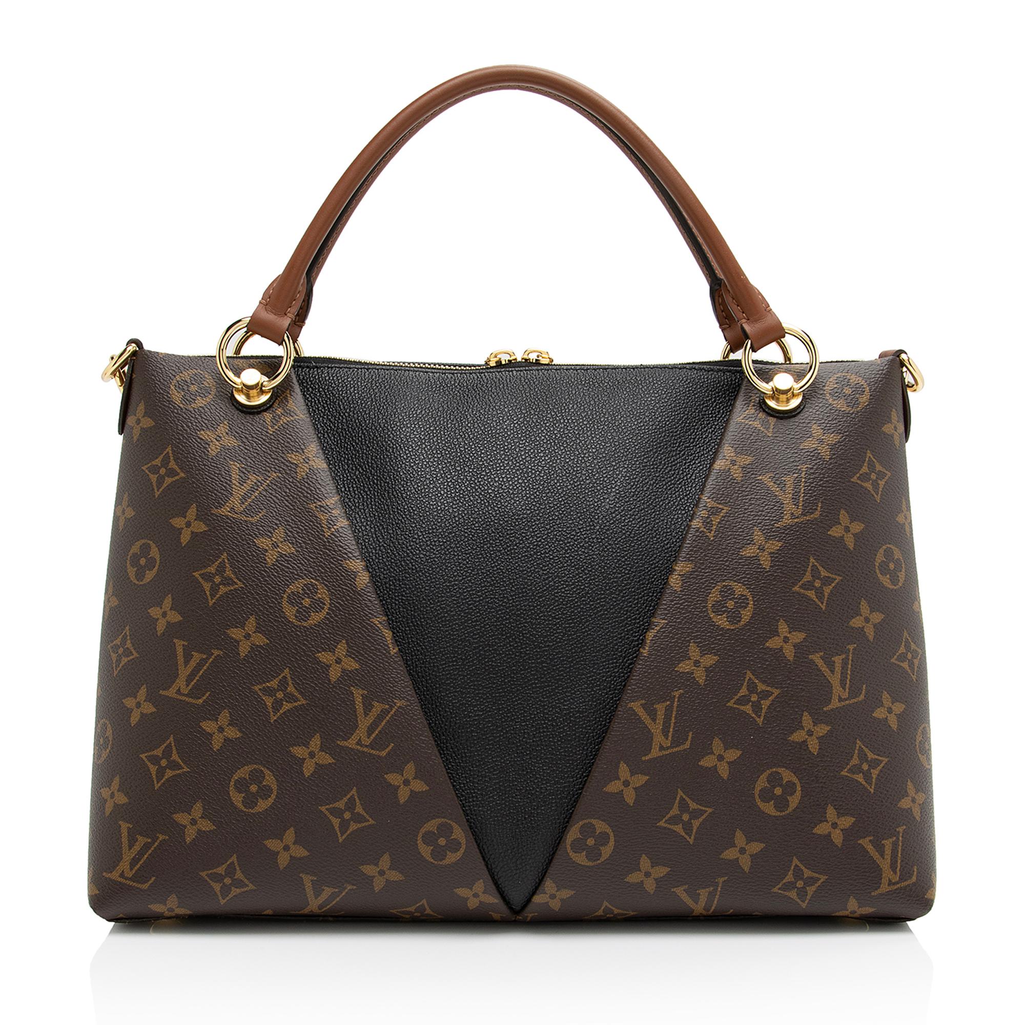 Louis Vuitton Monogram Canvas V Tote MM (SHF-xfJRm0)