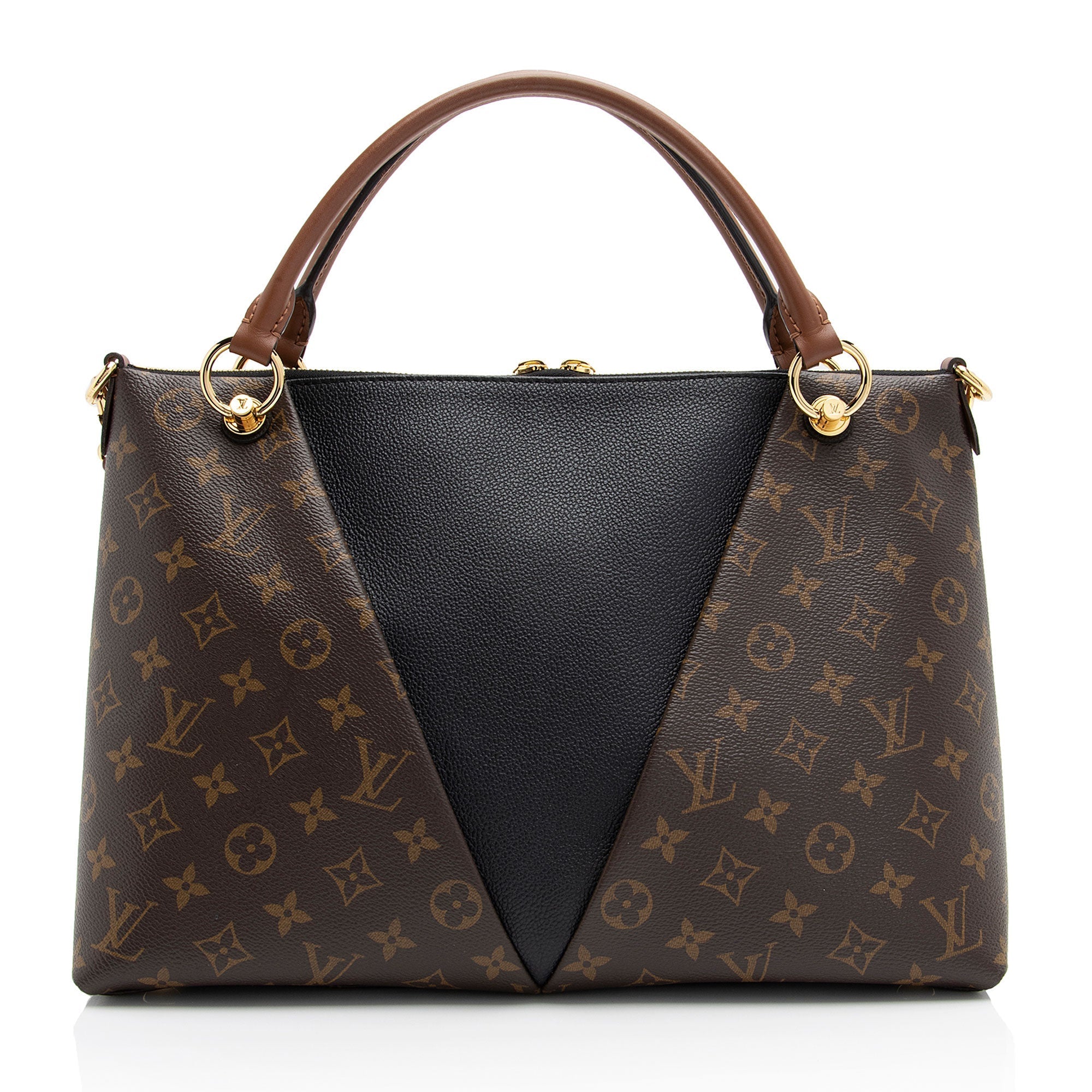 Louis Vuitton Monogram Canvas V Tote MM (SHF-mj9iOY)