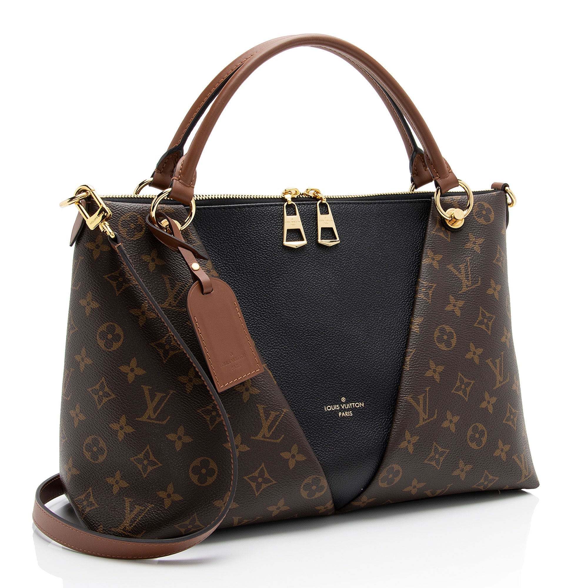 Louis Vuitton Monogram Canvas V Tote MM (SHF-mj9iOY)