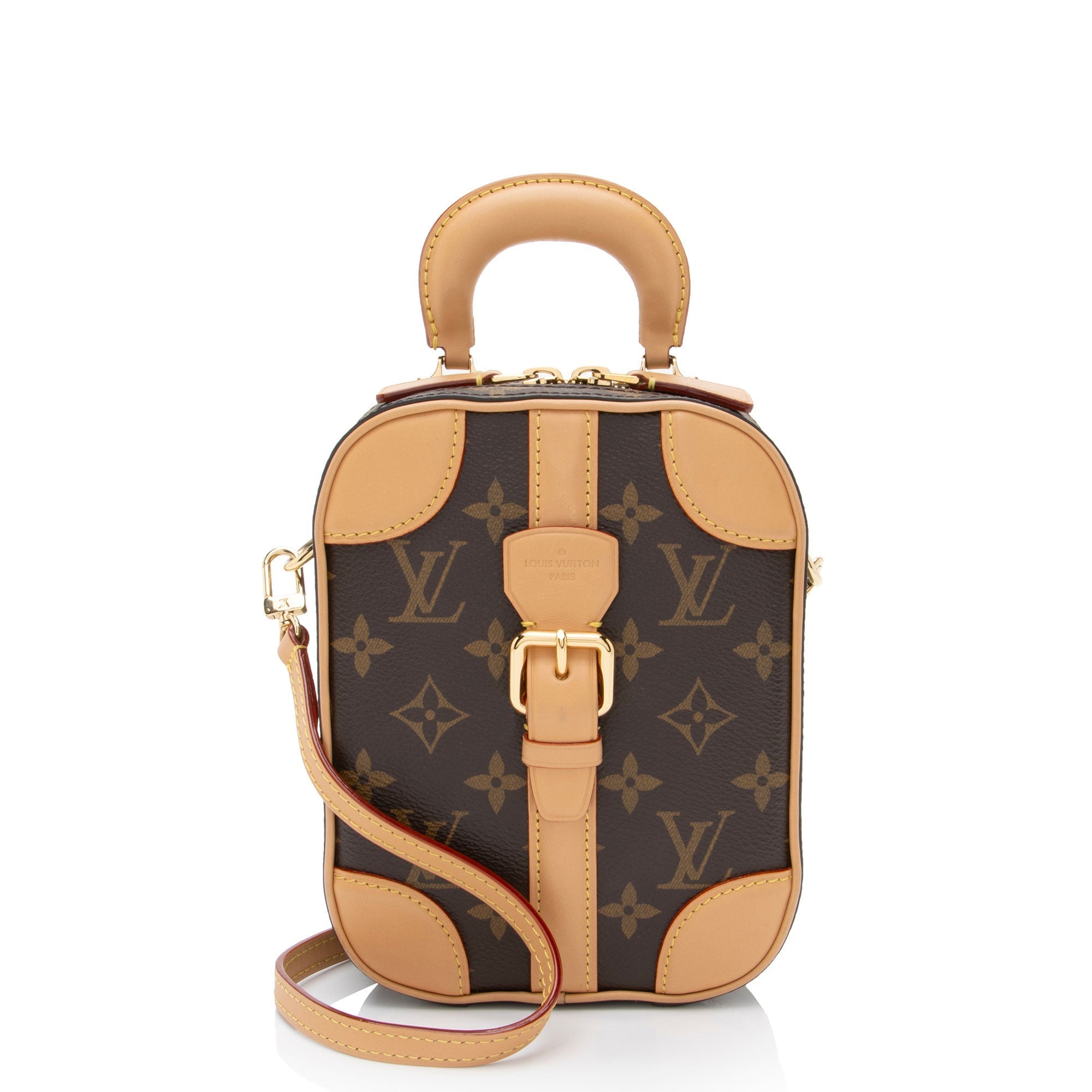 Louis Vuitton Monogram Canvas Valisette Verticale Shoulder Bag