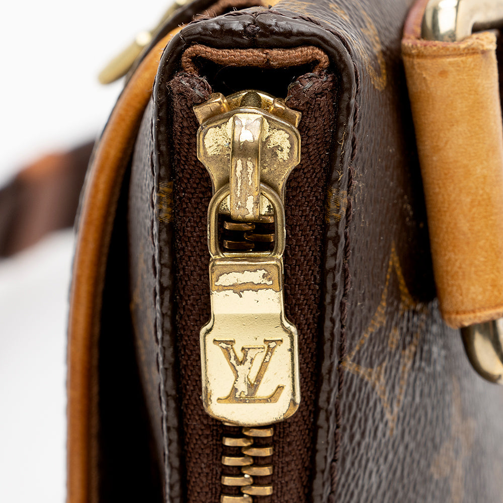 Louis Vuitton Monogram Canvas Valmy Pochette Messenger Bag (SHF-21364)