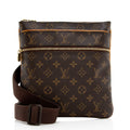 Louis Vuitton Monogram Canvas Valmy Pochette Messenger Bag (SHF-21364)