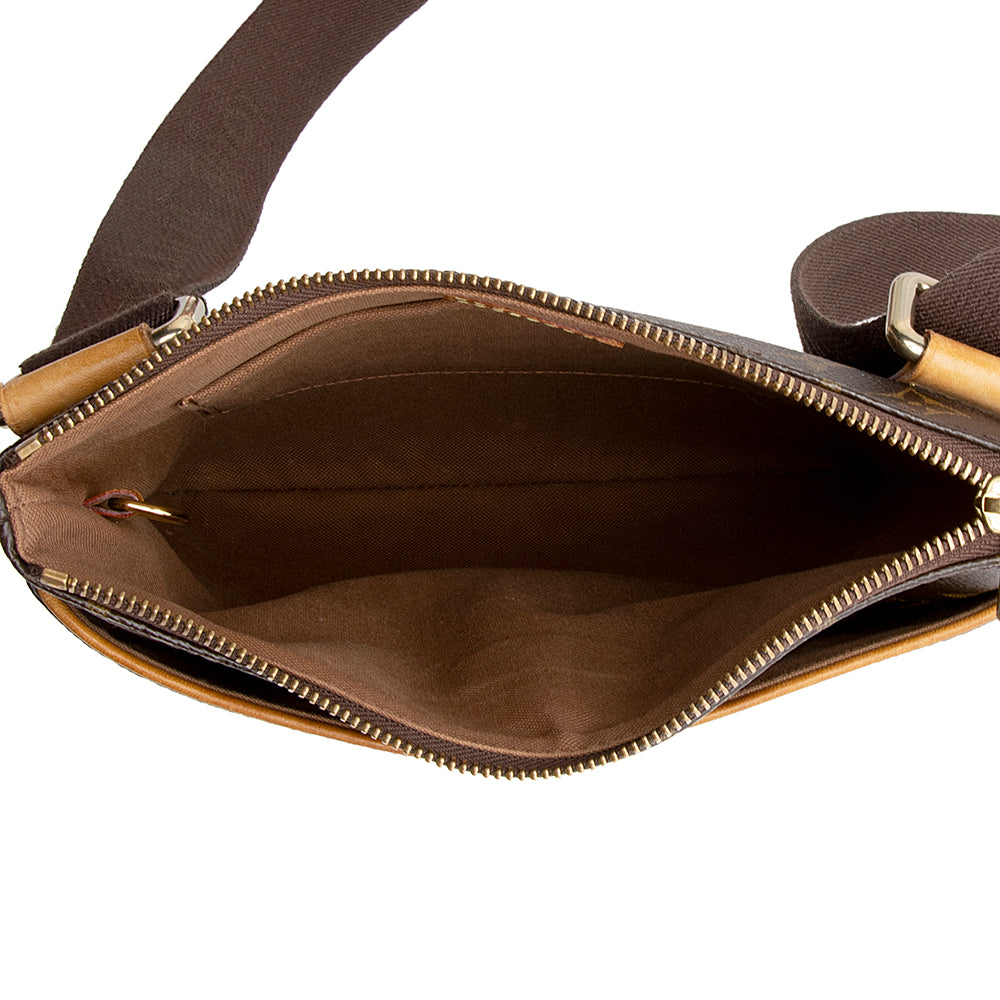Louis Vuitton Monogram Canvas Valmy Pochette Messenger Bag (SHF-21364)