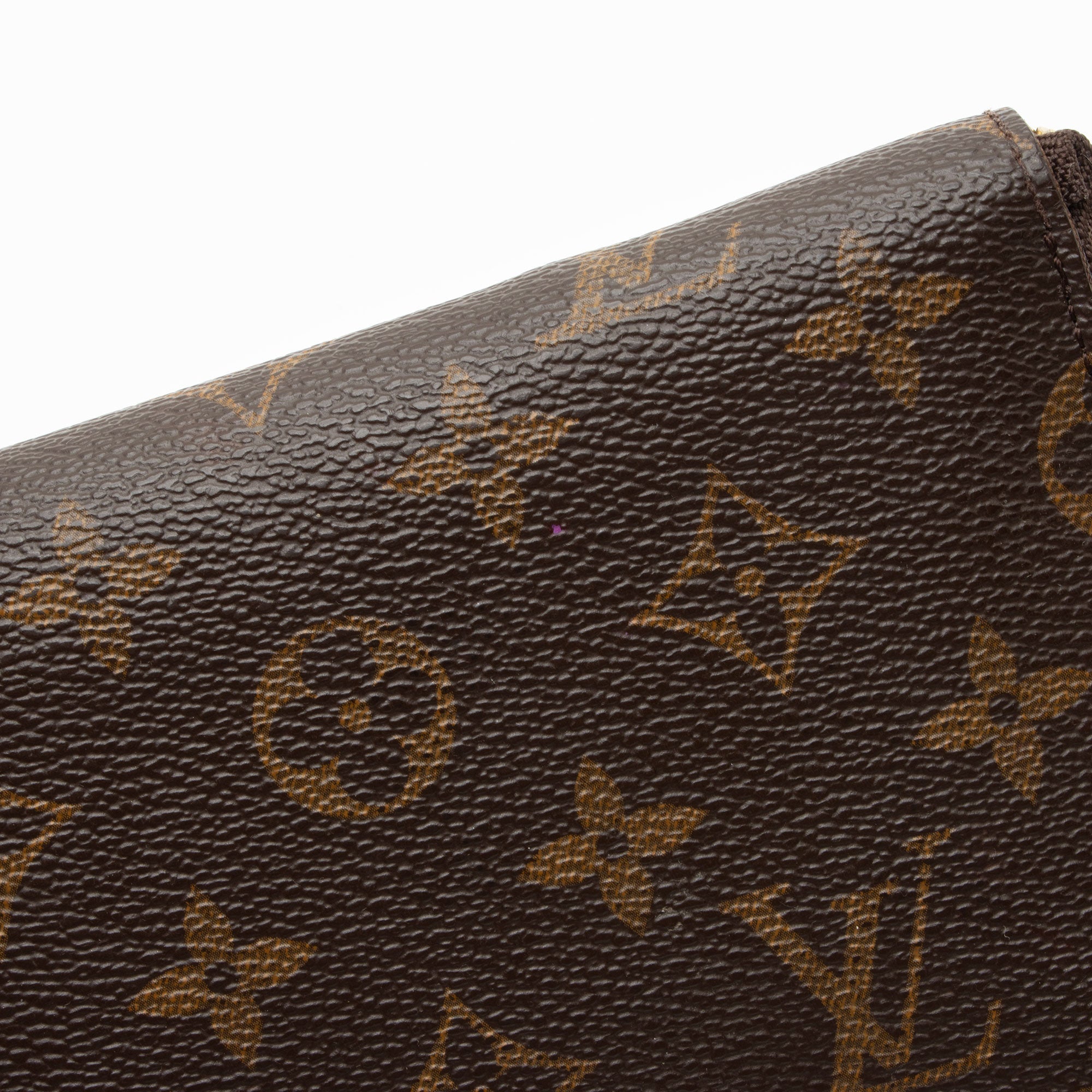 Louis Vuitton Monogram Canvas Vertical Compact Zippy Wallet (SHF-ld6R12)