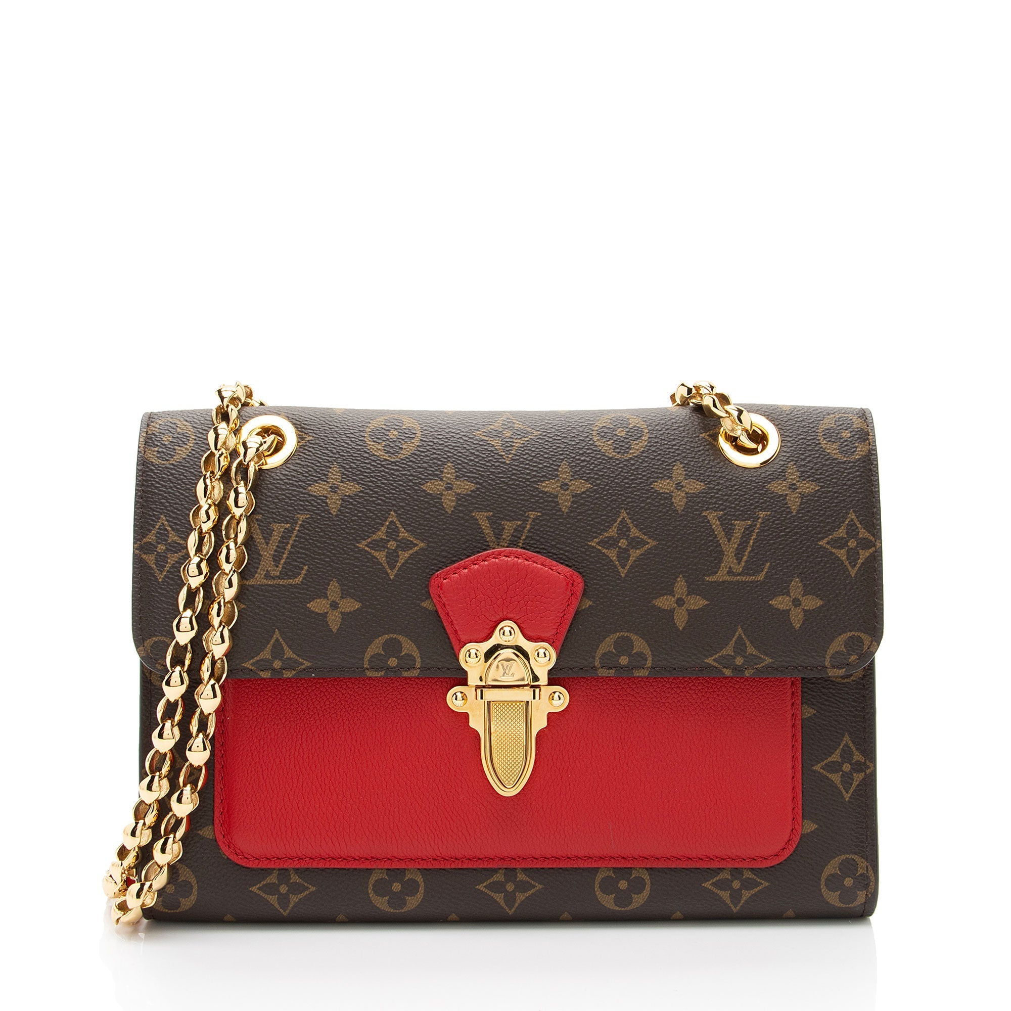 Louis Vuitton Monogram Canvas Victoire Chain Bag (SHF-MCNB1E)