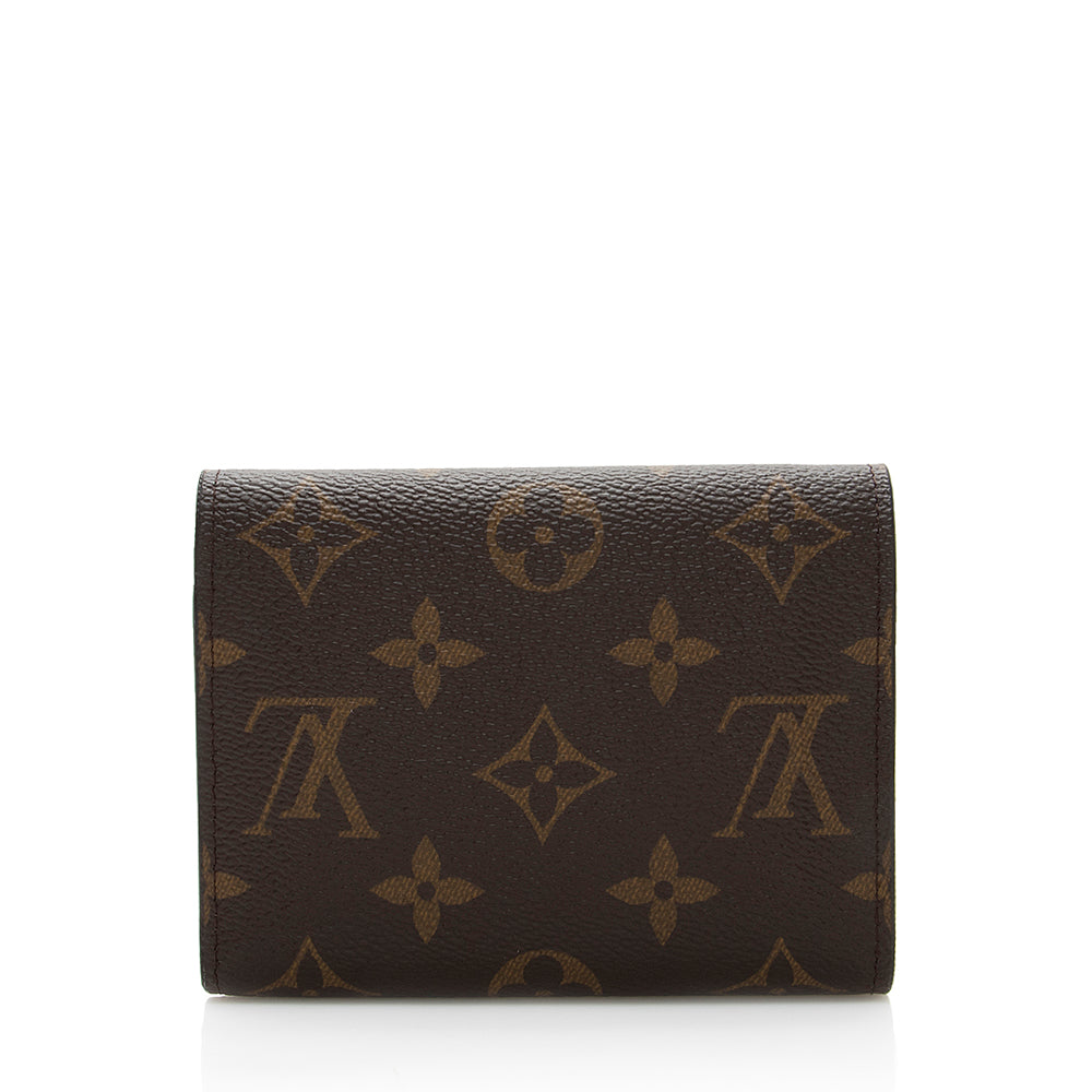 Louis Vuitton Monogram Canvas Victorine Wallet (SHF-19367)