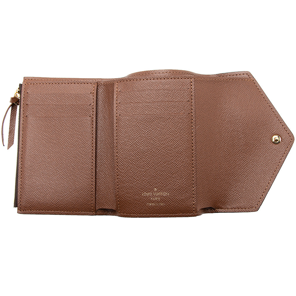 Louis Vuitton Monogram Canvas Victorine Wallet (SHF-19367)