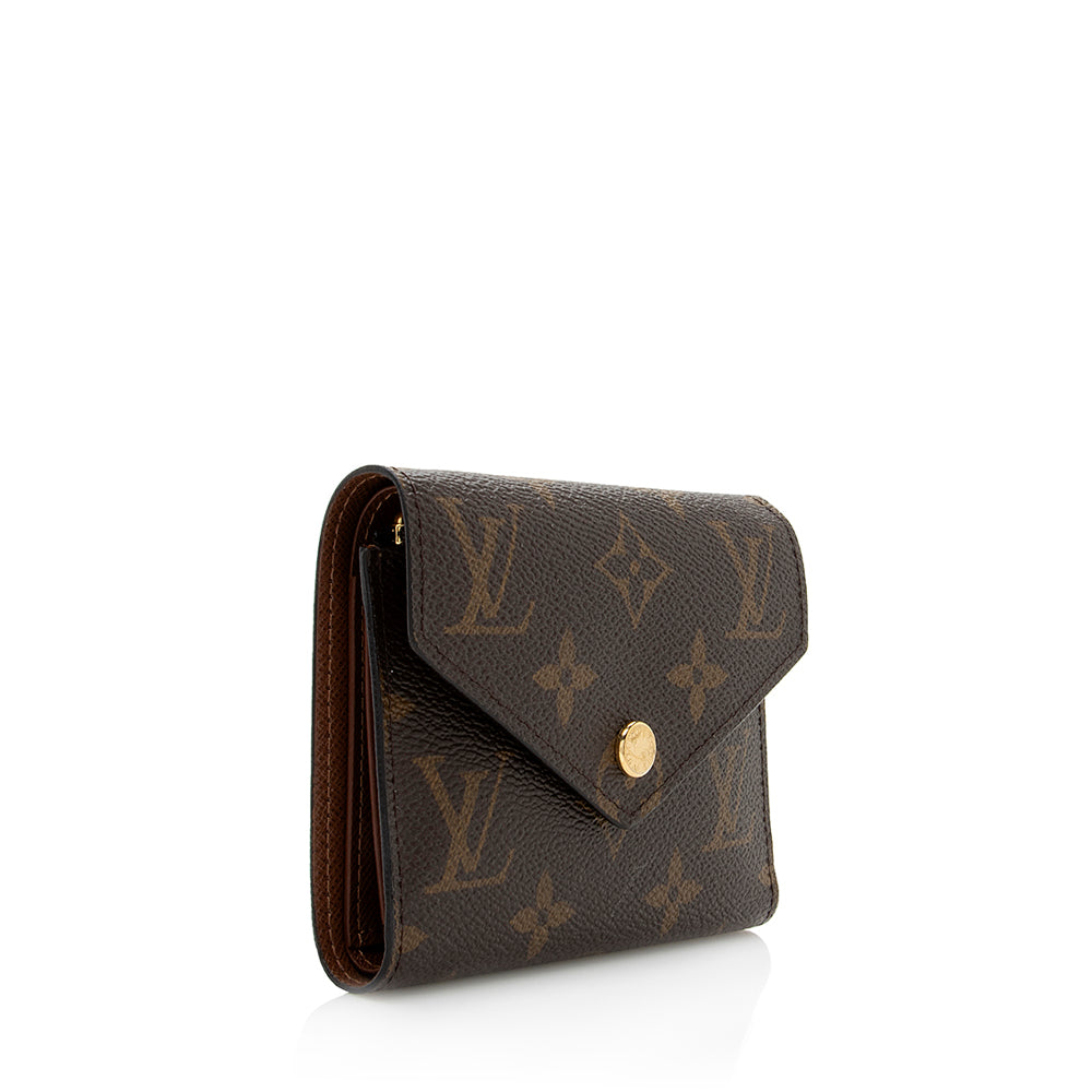 Louis Vuitton Monogram Canvas Victorine Wallet (SHF-19367)
